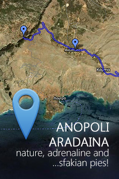 Anopoli - Aradaina: nature, adrenaline and...  sfakian pies!