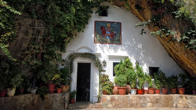 The chapel of Agios Nikitas, hidden in the cave for centuries