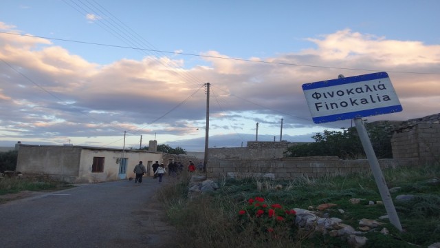 The almost deserted village of Finokalia