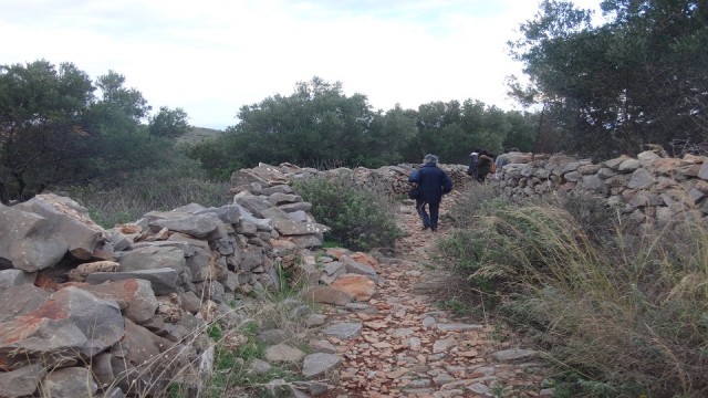 The route to the old school is an educational experience in itself