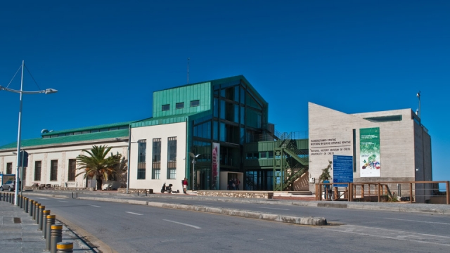 The industrial building of the Natural History Museum of Crete