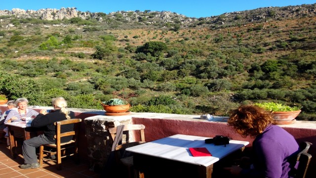 Το εστιατόριο της Μηλιάς με πανέμορφη θέα στο βουνό